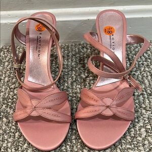 Kenneth Cole Pink Sandals with Ankle Strap